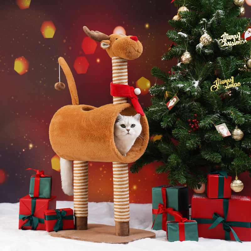 Christmas Elk Cat Tree