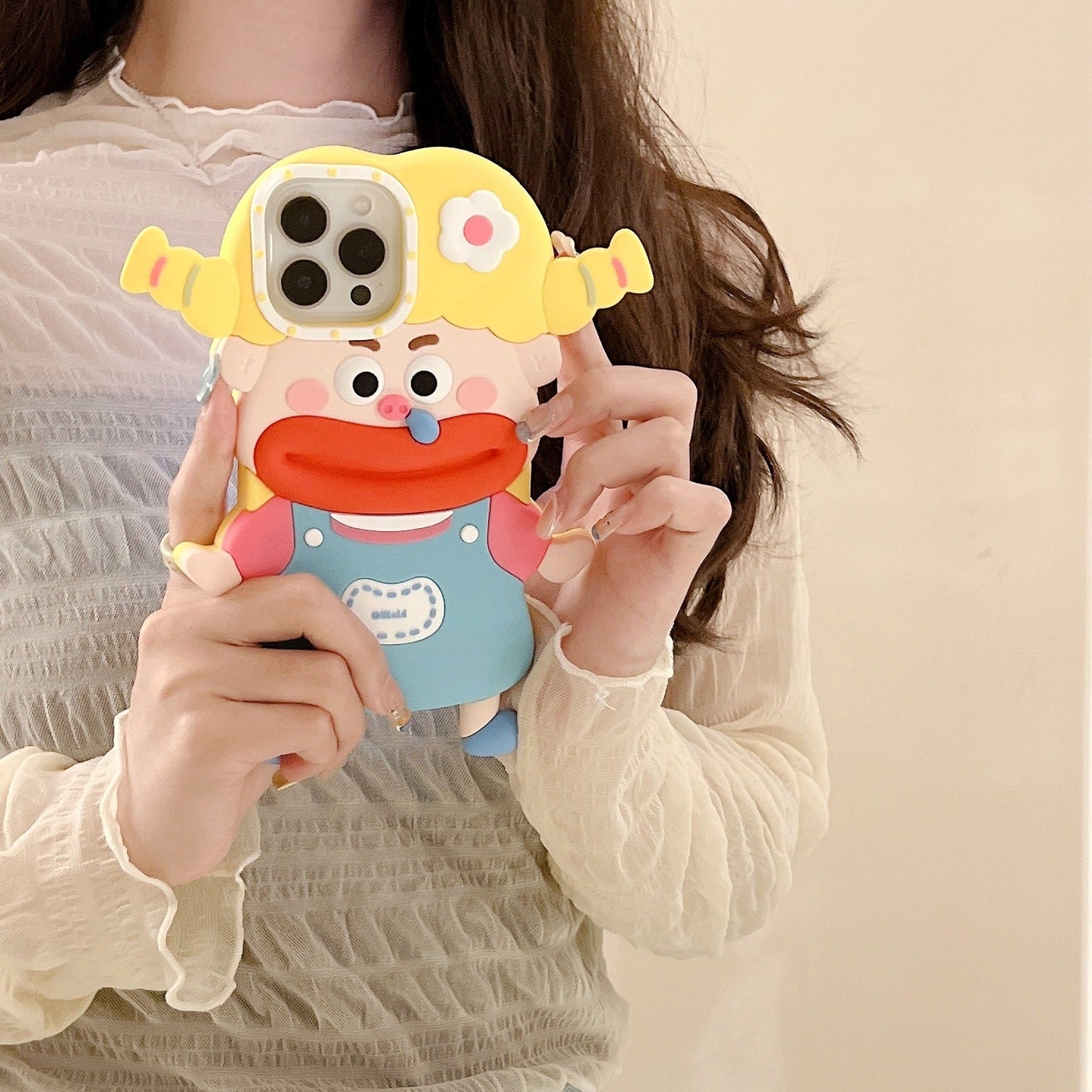 Cute Pigtail Runny Girl Phone Case