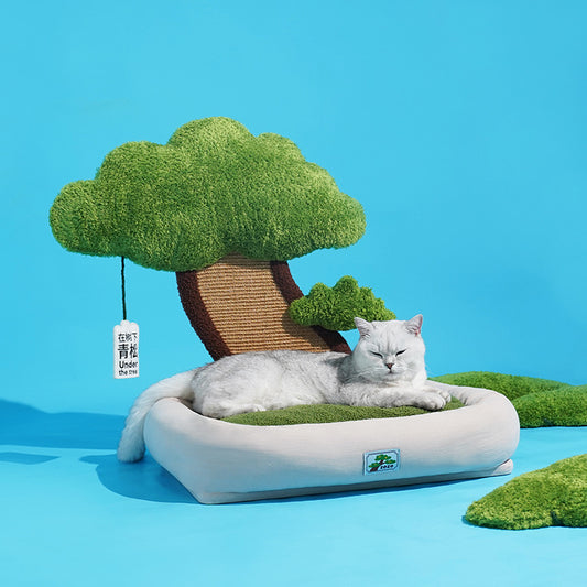 Pine Tree Cat Bed