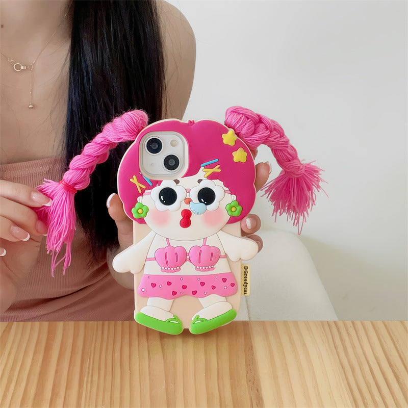 Cute Pigtail Bikini Girl Phone Case