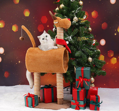 Christmas Elk Cat Tree