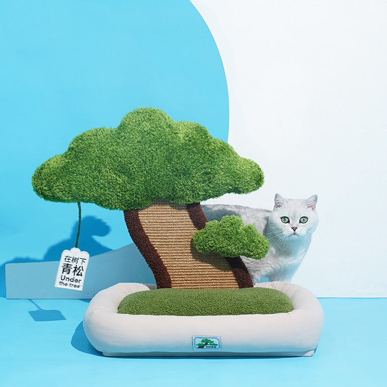 Pine Tree Cat Bed