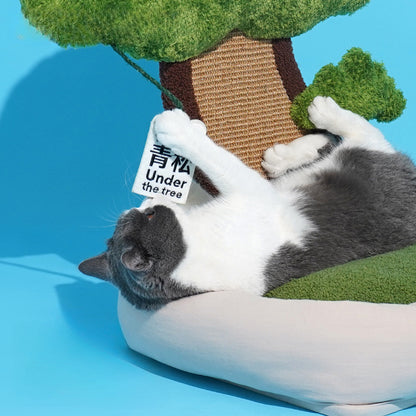 Pine Tree Cat Bed